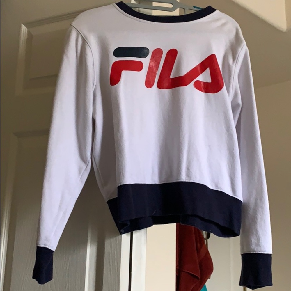 FILA! Pull over crew neck!!